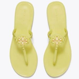 NEW TORY BURCH Mini Miller Sandals – Women’s Size 8 – Yellow